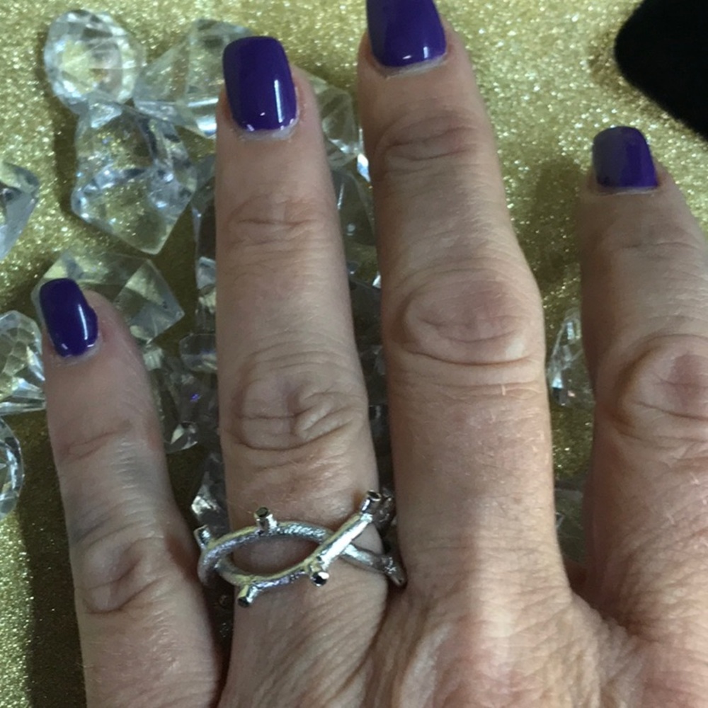 Unique Custom Black Diamond Ring